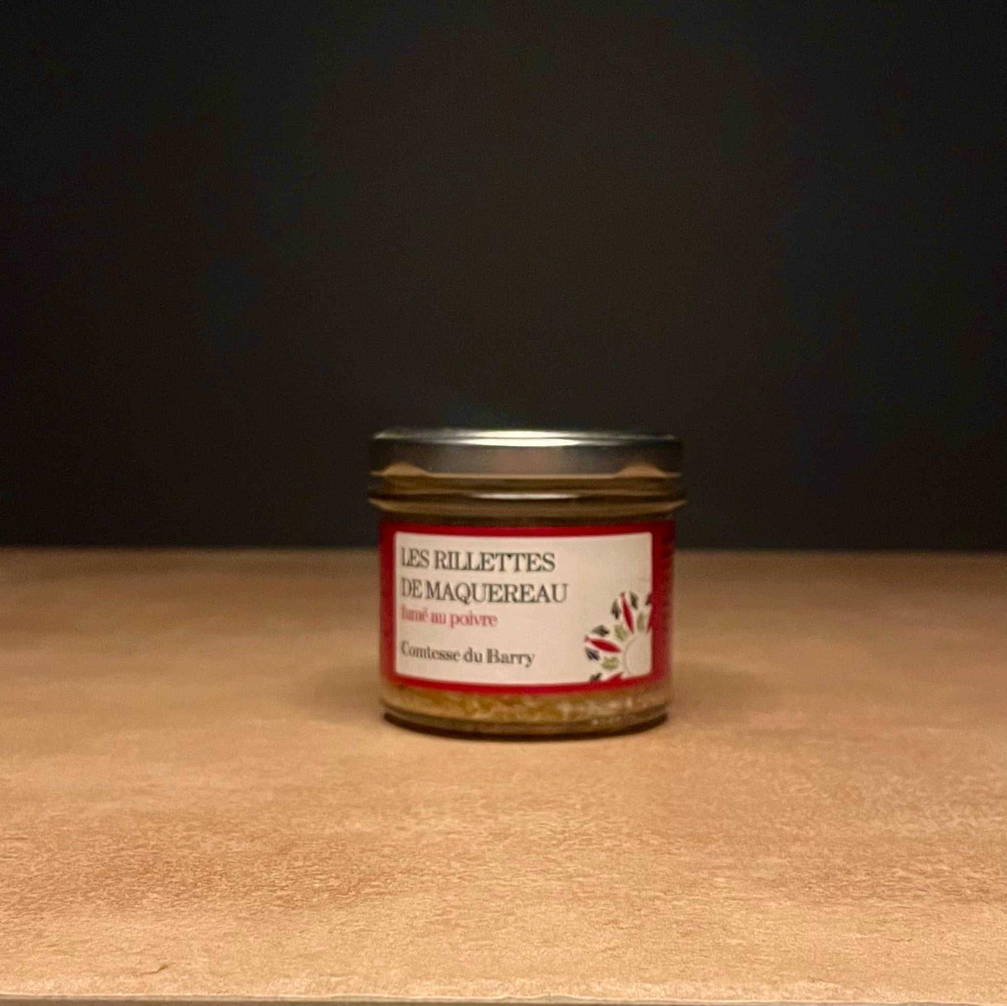 Comtesse Du Barry Smoked Mackerel Rillettes with pepper 90g Olives&Oils(O&O)